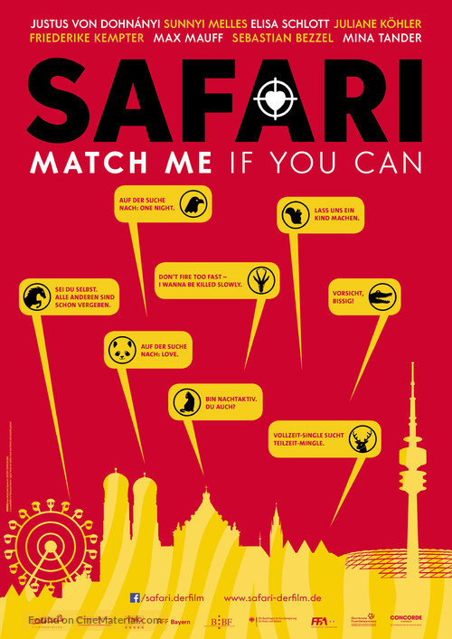 Safari: Match Me If You Can - German Movie Poster