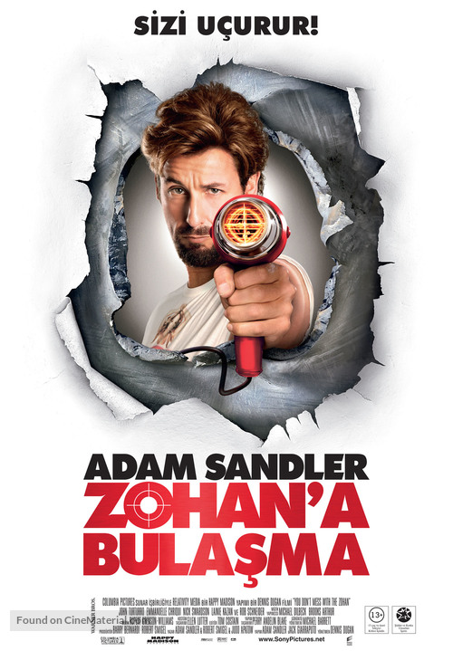 You Don&#039;t Mess with the Zohan - Turkish Movie Poster