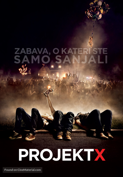 Project X - Slovenian Movie Poster