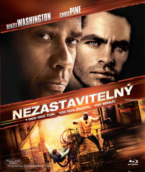 Unstoppable - Czech Blu-Ray movie cover