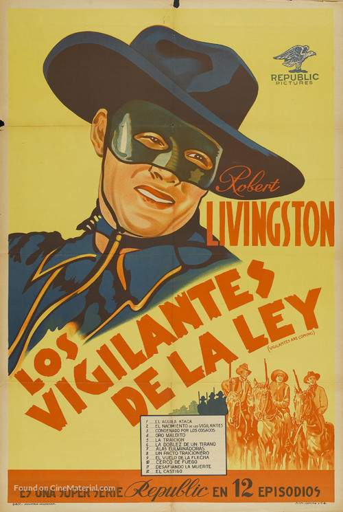 The Vigilantes Are Coming - Argentinian Movie Poster