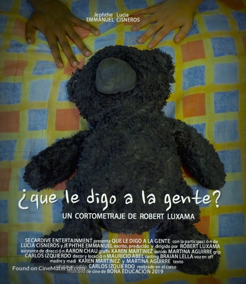 &iquest;Qu&eacute; le digo a la gente? - Argentinian Movie Poster