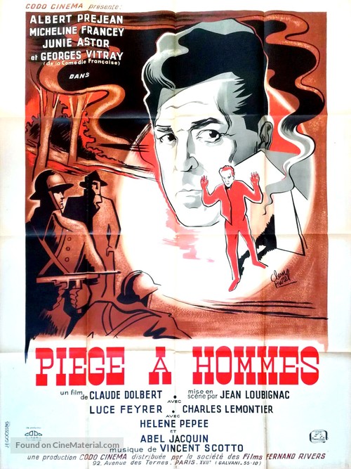 Pi&egrave;ge &agrave; hommes - French Movie Poster