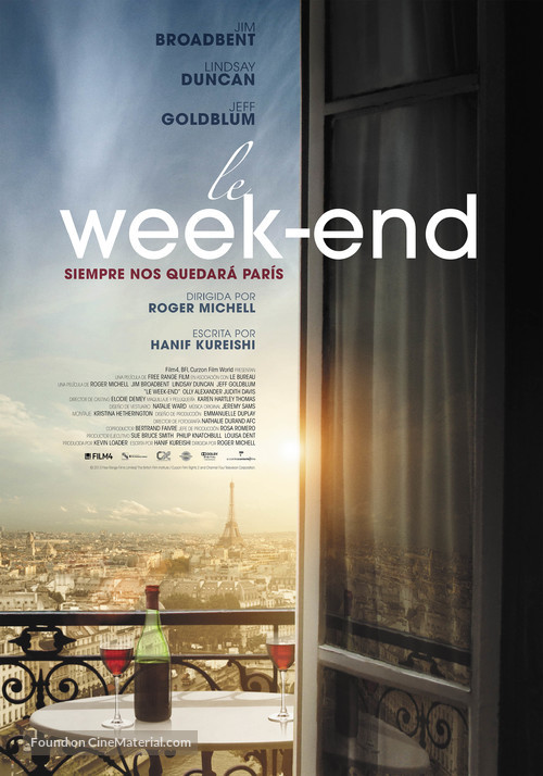 Le Week-End - Spanish Movie Poster