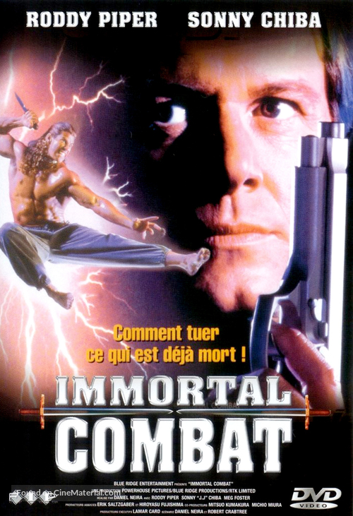 Immortal Combat - French DVD movie cover