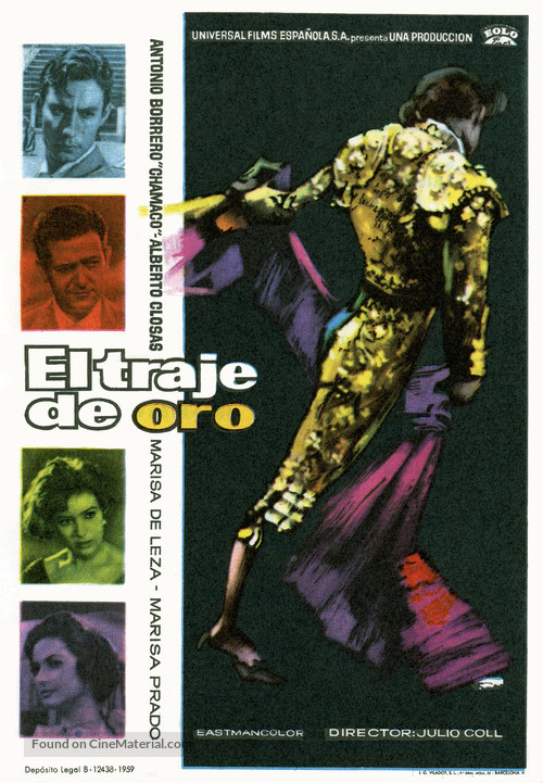 El traje de oro - Spanish Movie Poster