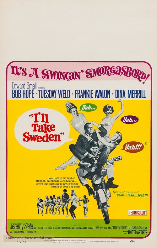 I&#039;ll Take Sweden - Movie Poster