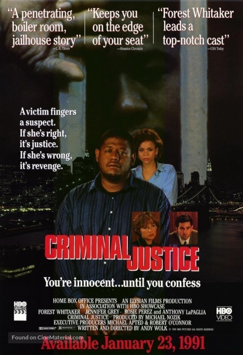 Criminal Justice - Movie Poster