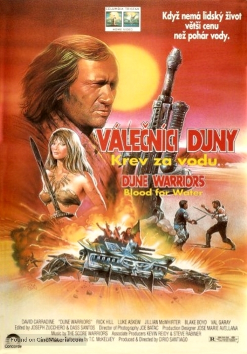 Dune Warriors - Czech Movie Cover