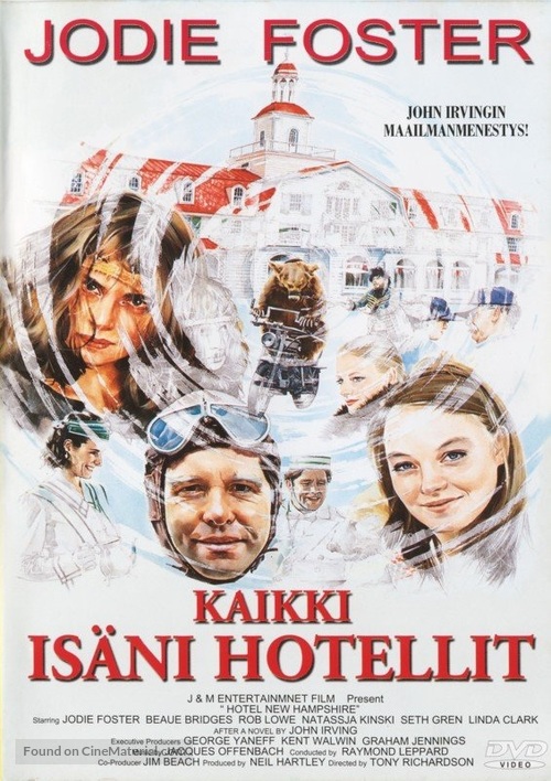 The Hotel New Hampshire - Finnish DVD movie cover