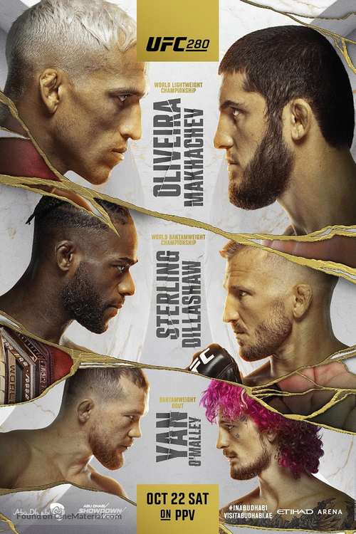 UFC 280: Oliveira vs. Makhachev - Movie Poster