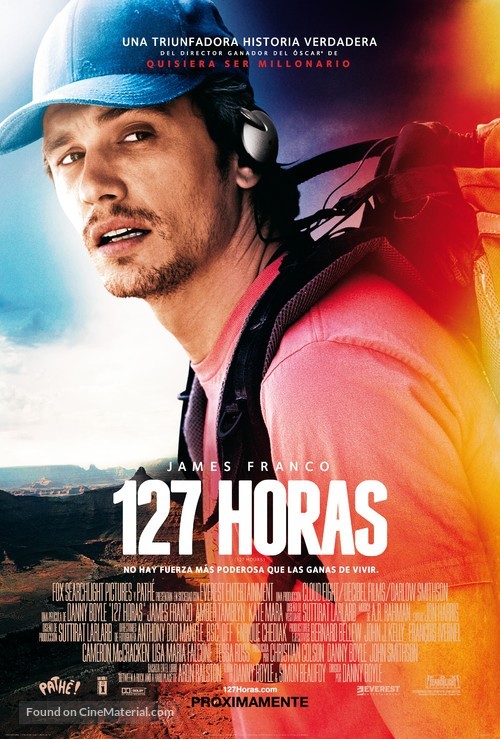 127 Hours - Colombian Movie Poster