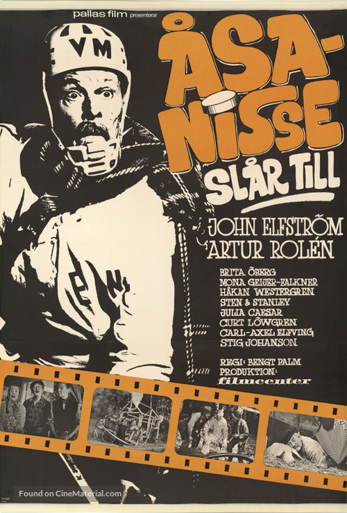 &Aring;sa-Nisse sl&aring;r till - Swedish Movie Poster