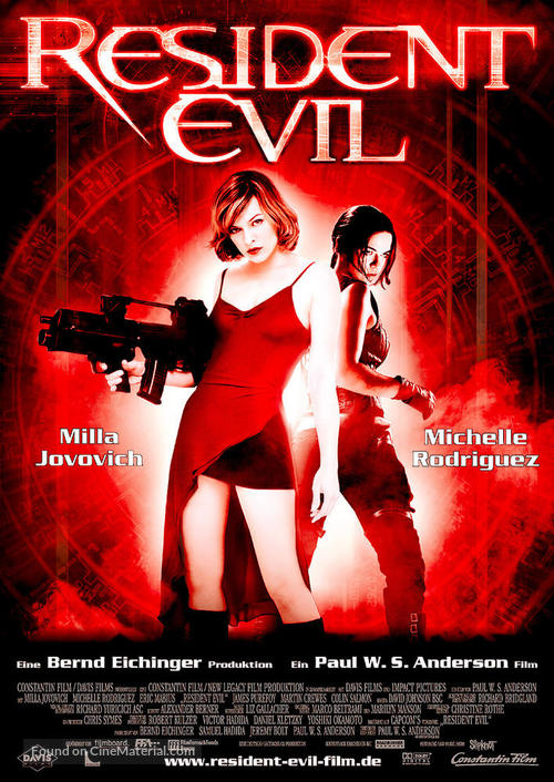 Resident Evil - German Movie Poster