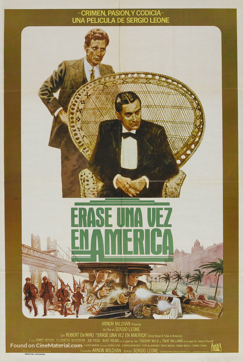 Once Upon a Time in America - Argentinian Movie Poster