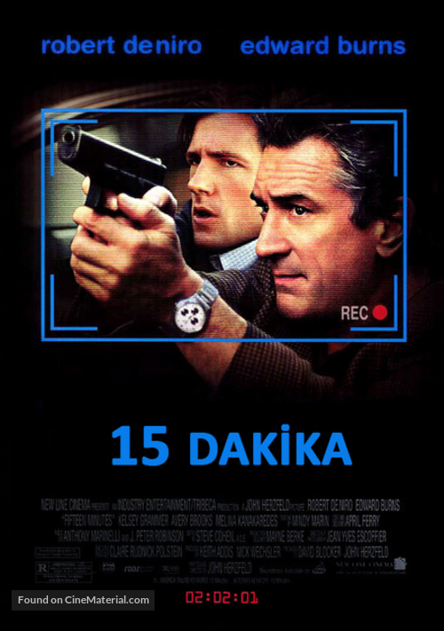 15 Minutes - Turkish Movie Poster