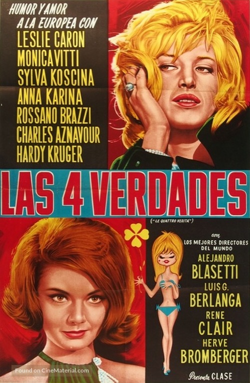 Les quatre v&eacute;rit&eacute;s - Argentinian Movie Poster