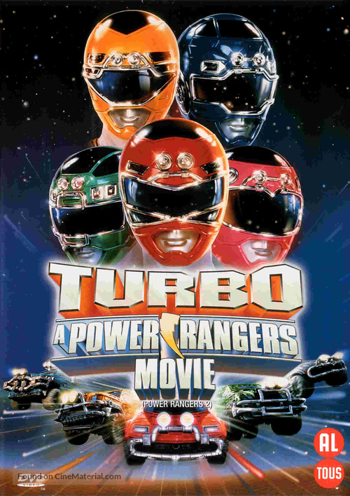 Turbo: A Power Rangers Movie - Dutch DVD movie cover