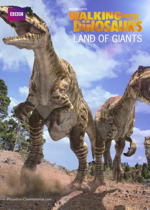 Land of Giants: A &#039;Walking with Dinosaurs&#039; Special - British Movie Cover