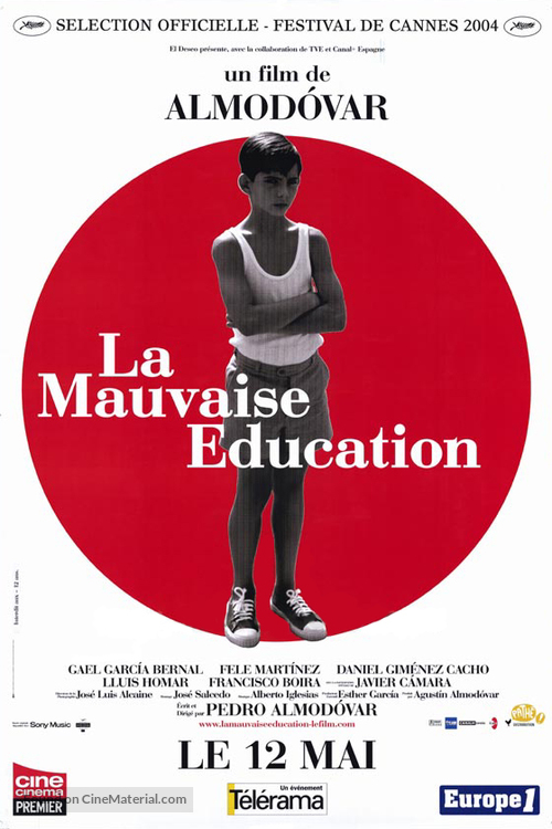 La mala educaci&oacute;n - French Movie Poster