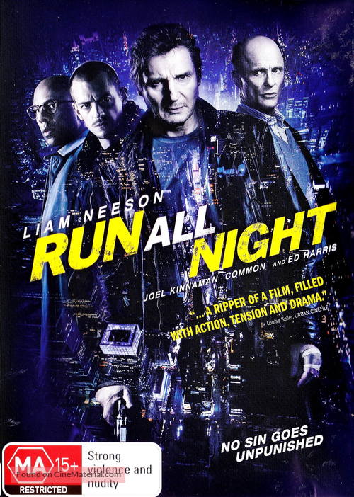 Run All Night - Australian DVD movie cover