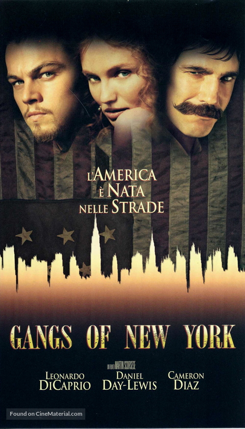 Gangs Of New York - Italian VHS movie cover