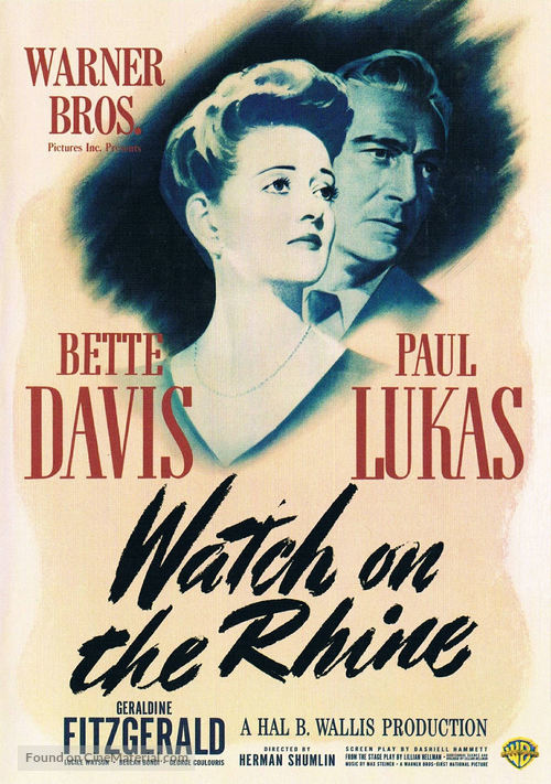 Watch on the Rhine - DVD movie cover