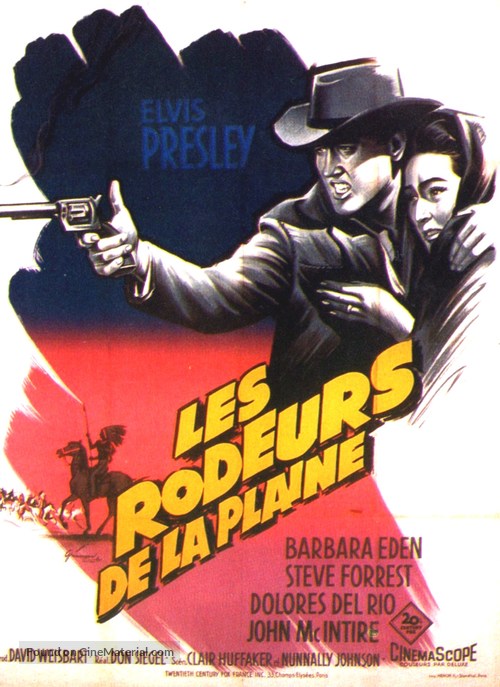 Flaming Star - French Movie Poster