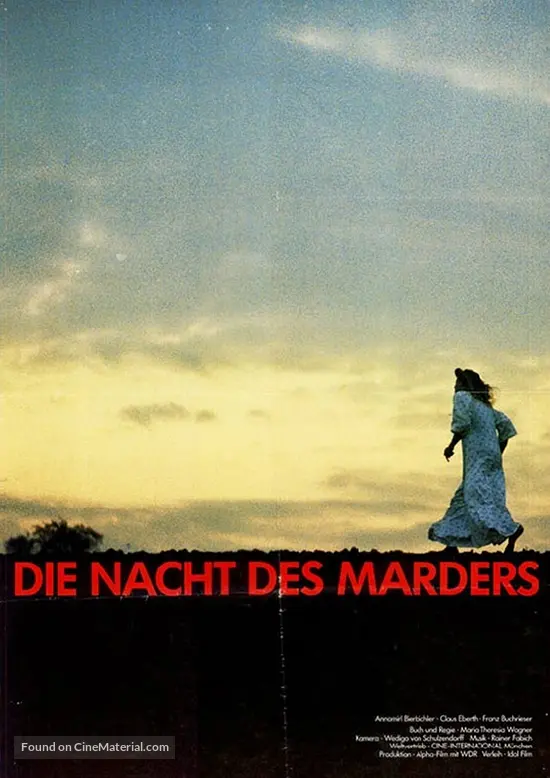 Die Nacht des Marders - German Movie Poster