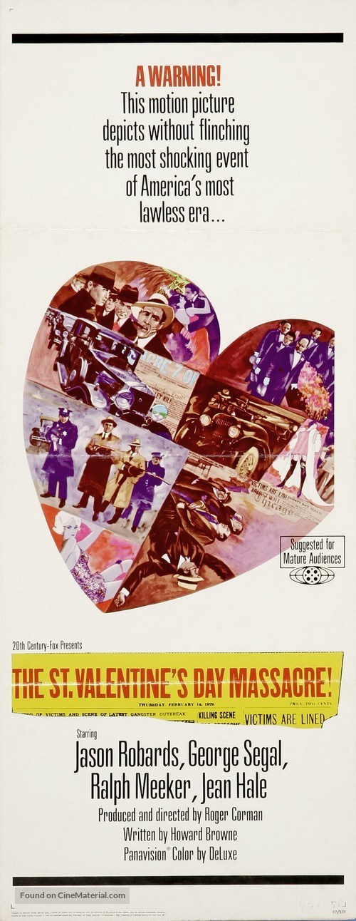 The St. Valentine&#039;s Day Massacre - Movie Poster