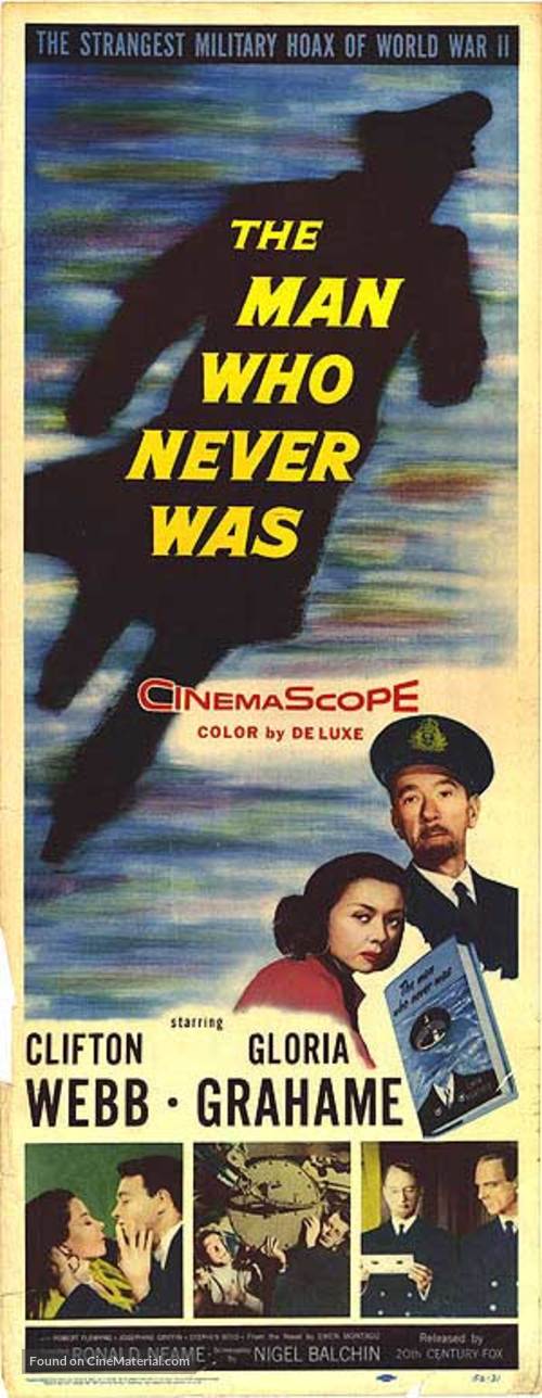 The Man Who Never Was - Movie Poster