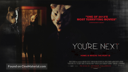 You&#039;re Next - Norwegian Movie Poster