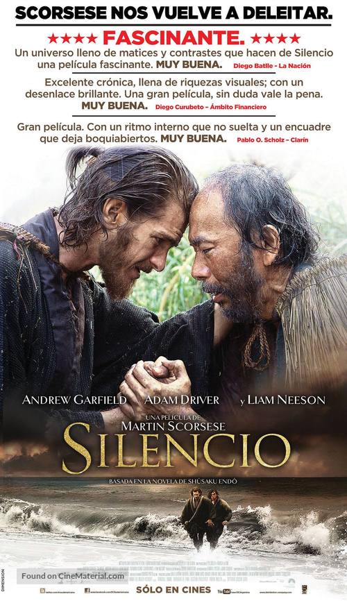 Silence - Argentinian Movie Poster