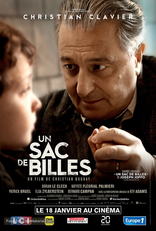Un sac de billes - French Movie Poster