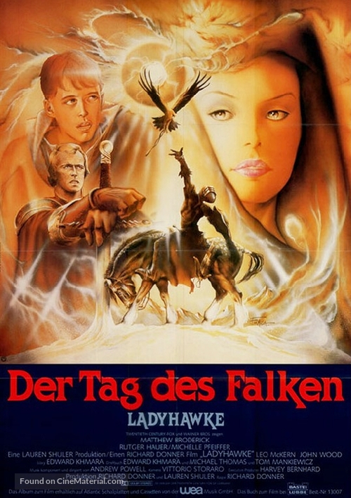 Ladyhawke - German Movie Poster