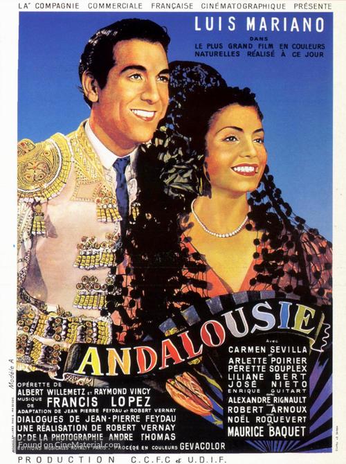 Andalousie - French Movie Poster