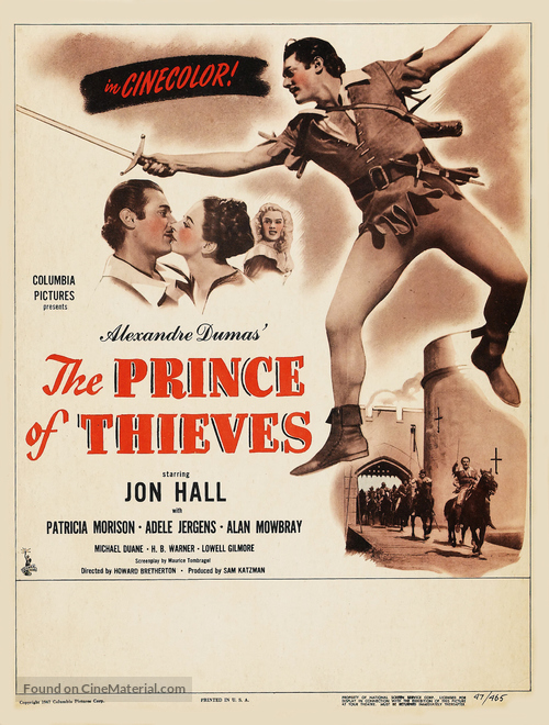 The Prince of Thieves - Movie Poster