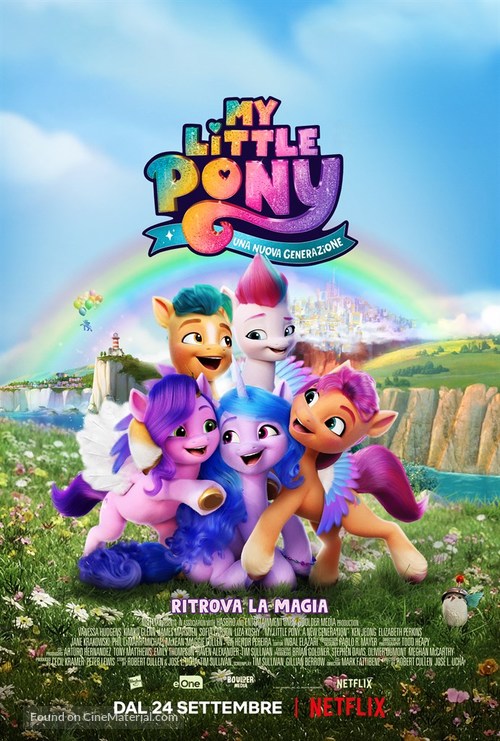 My Little Pony: A New Generation - Italian Movie Poster