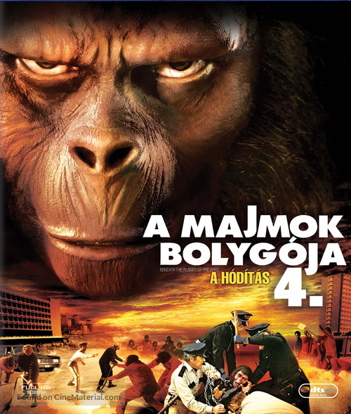 Conquest of the Planet of the Apes - Hungarian Blu-Ray movie cover