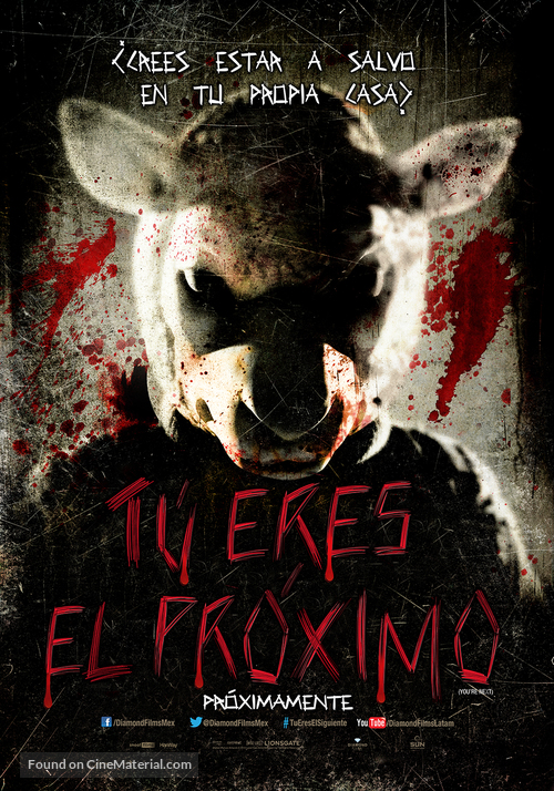 You&#039;re Next - Mexican Movie Poster