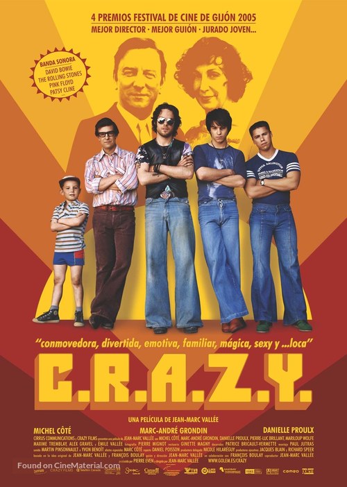 C.R.A.Z.Y. - Spanish Movie Poster