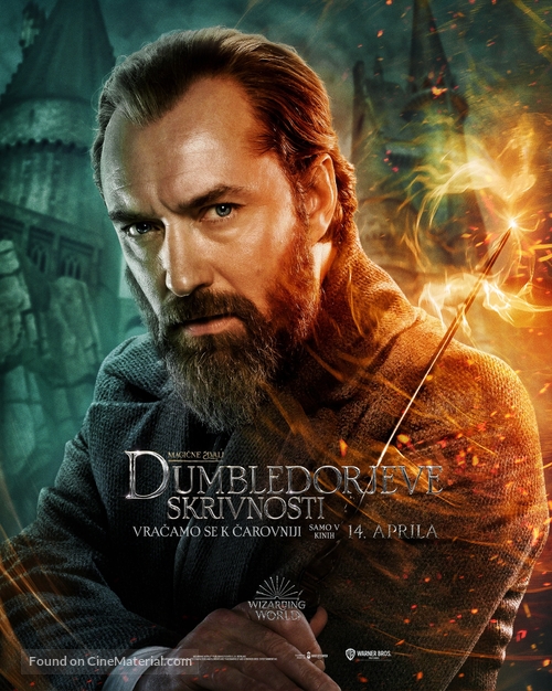 Fantastic Beasts: The Secrets of Dumbledore - Slovenian Movie Poster