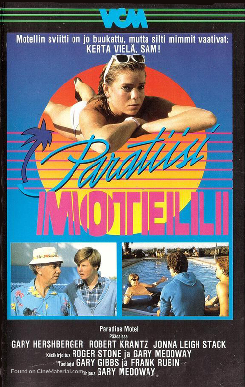 Paradise Motel - Finnish VHS movie cover