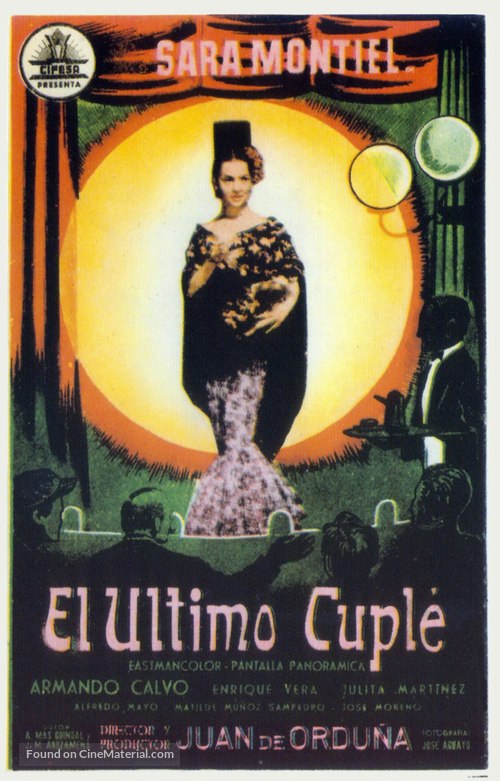 El &uacute;ltimo cupl&eacute; - Spanish Movie Poster