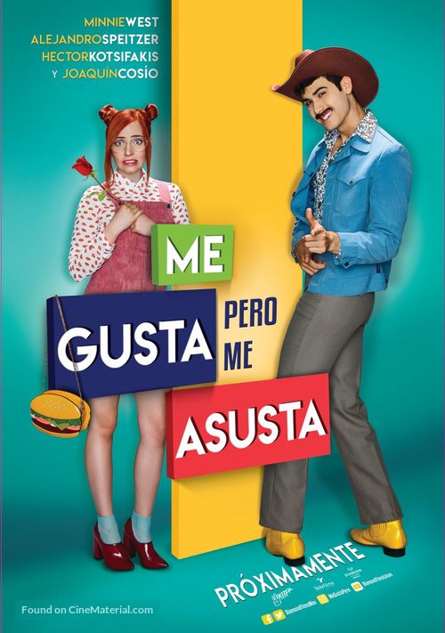 Me gusta, pero me asusta - Mexican Movie Poster