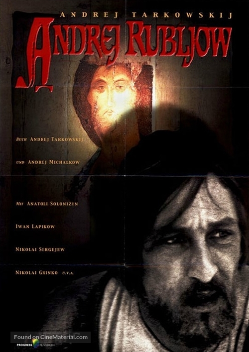 Andrey Rublyov - German Movie Poster