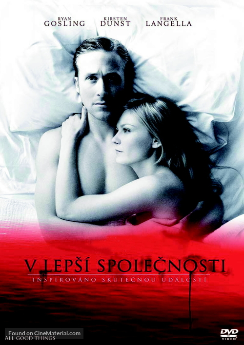 All Good Things - Czech DVD movie cover