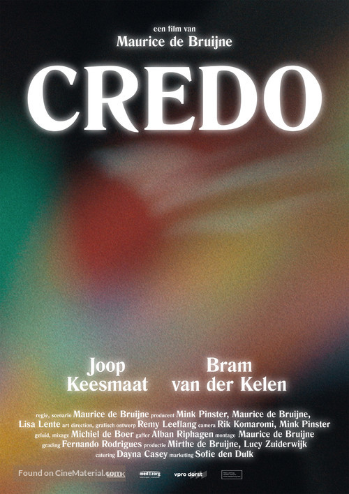 Credo - Dutch Movie Poster