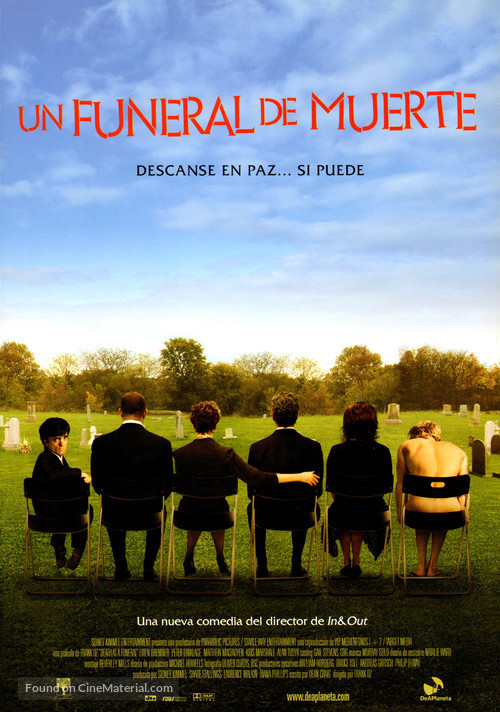 Death at a Funeral - Spanish Movie Poster