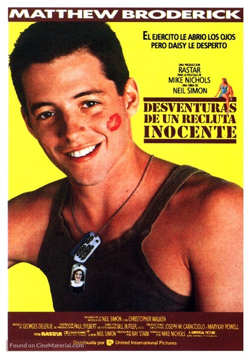 Biloxi Blues - Spanish Movie Poster